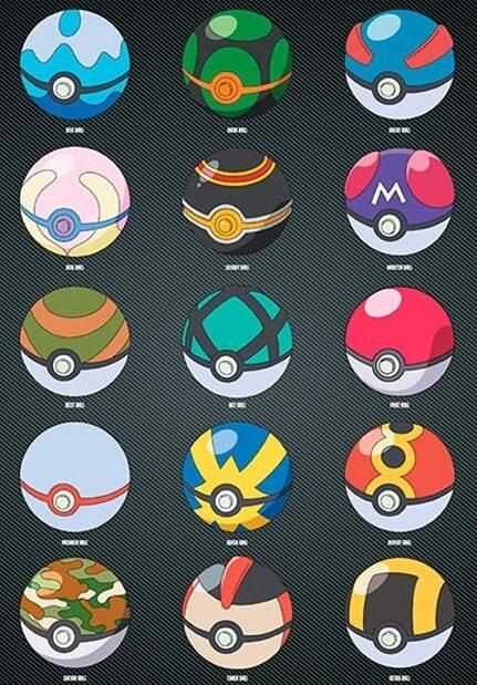 Actual product image GB Eye Pokemon Framed Poster - Pokeballs (30 x 40 cm)