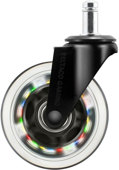 Actual product image Deltaco Gaming Rainbow Casters