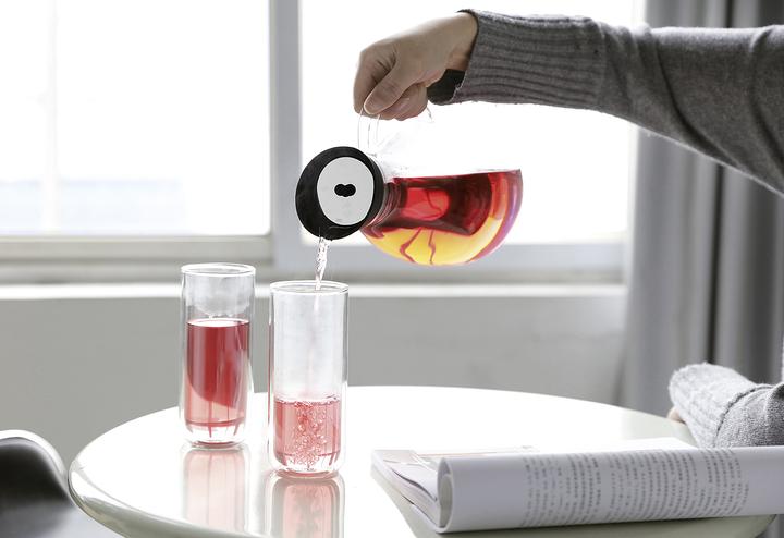 Actual product image Viva Iced tea carafe glass/sil./ES 2l (2 l)