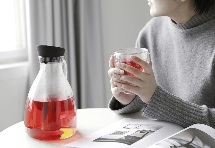 Actual product image Viva Iced tea carafe glass/sil./ES 2l (2 l)