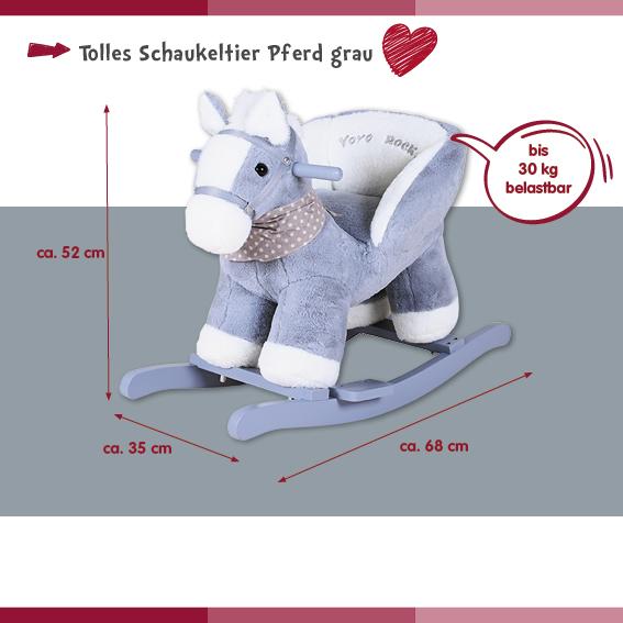 Immagine prodotto Knorrtoys Schaukeltier „Pferd grau“