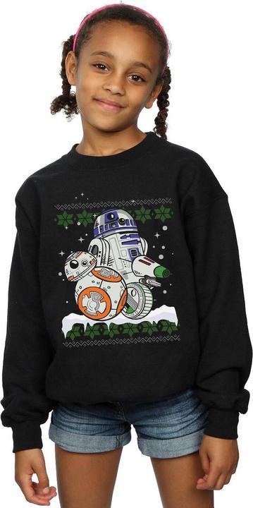 Produktbild Star Wars The Rise Of Skywalker Rolling This Christmas Sweatshirt Mädchen (128)