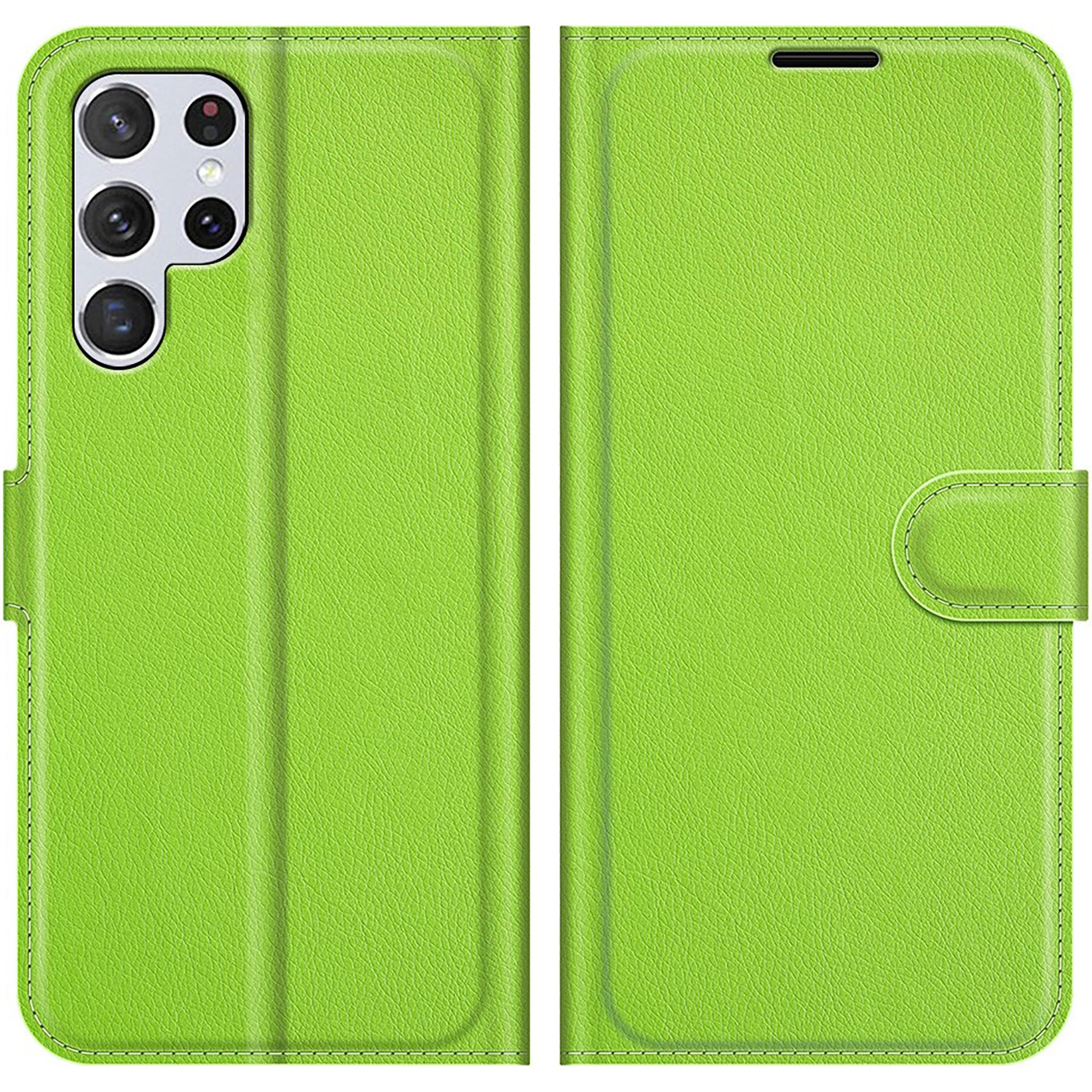 Cazy Book Case Kompatibel mit Samsung Galaxy S22 Ultra - Hülle klappbar Kunstleder - (Samsung Galaxy S22 Ultra), Smartph...