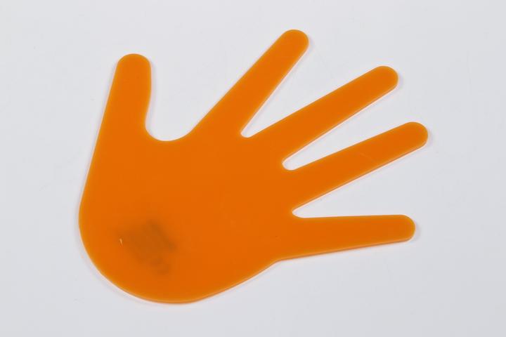 Actual product image Spordas ® Bodenmarkierung Hände, 6er-Set