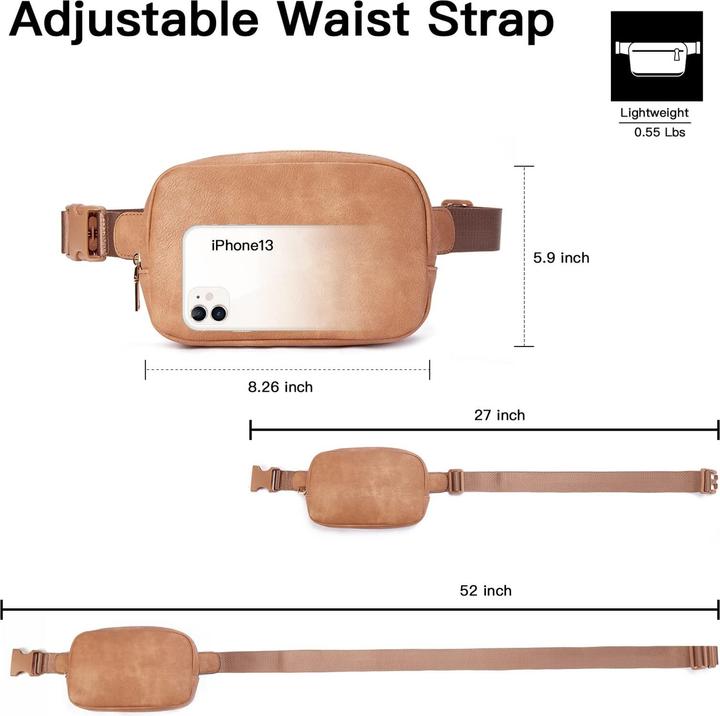 Produktbild Only-Bags.Store Gürteltasche, PU-Leder Crossbody Tasche Umhängetasche