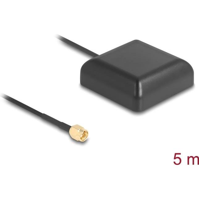 Thumbnail - Navilock, Fahrzeug Navigation Zubehör, 60650 - NL-203AA GNSS GALILEO GPS High Gain Antenne mit SMA Stecker 5 m outdoor