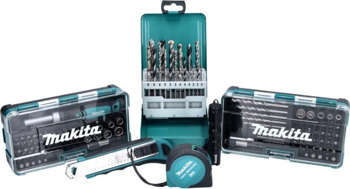 Actual product image Makita Set Bits + Bohrer im MAKPAC Koffer (H, TX25, TX30, H2, H4, TX20, H2.5, H6, PZ, TX10, H3, TX, H5, TX40, TX15, SL, PH)