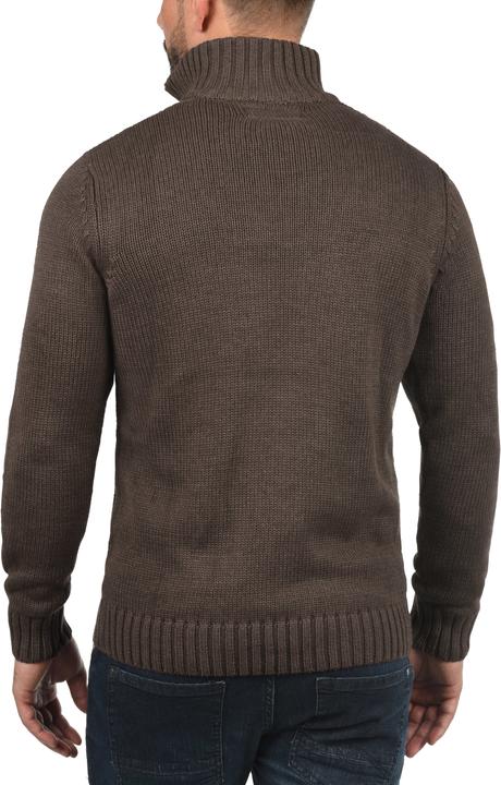 Immagine prodotto Solid Petro Maglione In Maglia Grossa Pullover Maglieria Da Donna Con Collo AltoStampa (3XL)