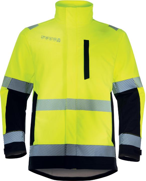 Actual product image Uvex Sports Softshell jacket uvex suXXeed multifunction yellow, warning yellow XL (XL)
