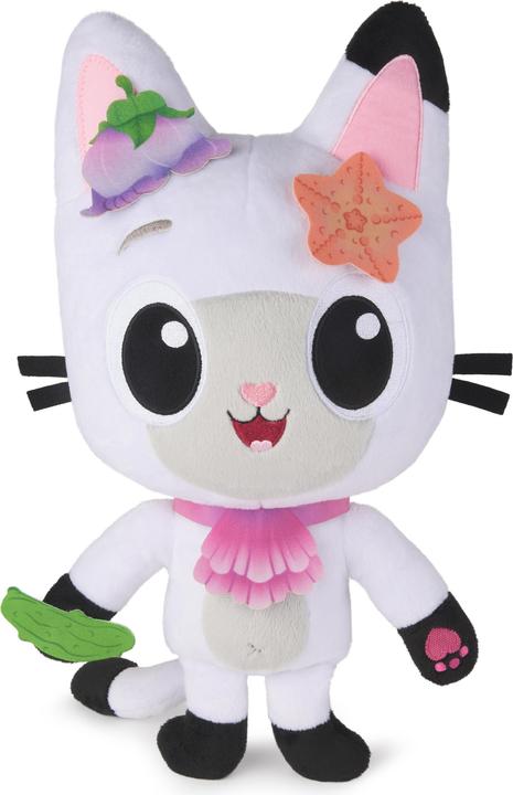 Produktbild Gabby's Dollhouse Gabby‘s Dollhouse: Der Film – Interaktiver Plüsch Panda Pfötchen, 33cm mit Tasche & Zubehör (33 cm)