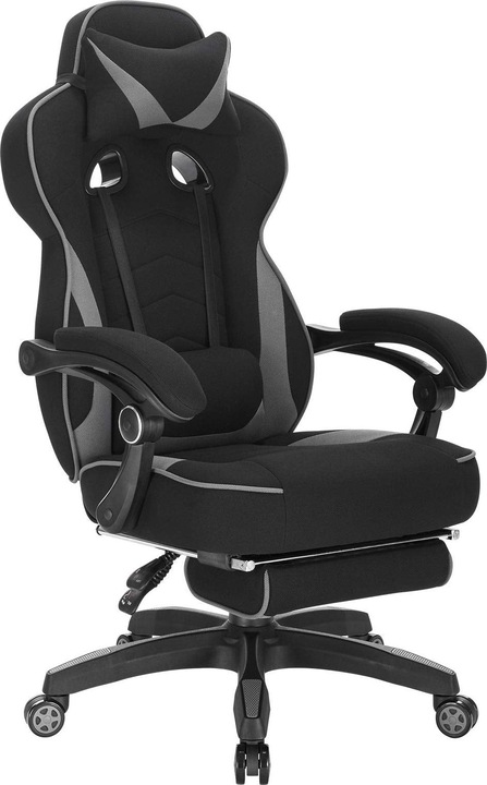 Immagine prodotto Woltu Sedia da gioco, Grigio, Tessuto