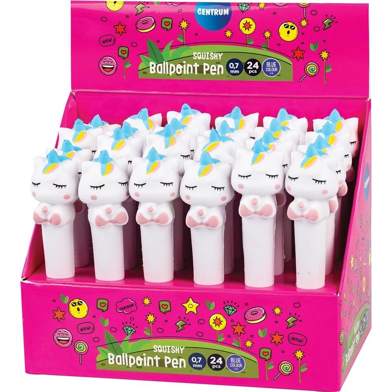 Centrum, Penne, Ballpoint pen 80615, white, 0.7 mm (Bianco, 1x)