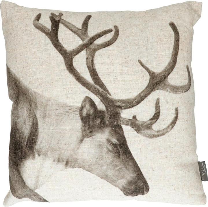Angela Bruderer Dekokissen «grasender Hirsch», 45 x 45 cm (45 x 45 cm)