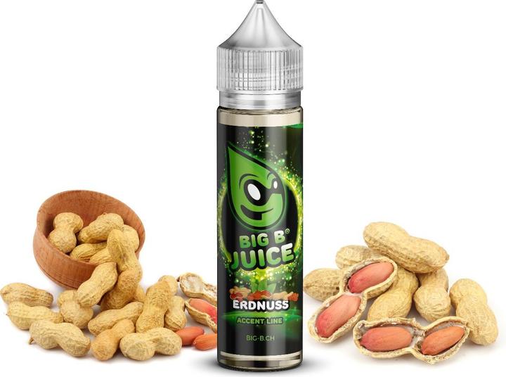 Immagine prodotto Big B Juice E-Liquid Linea Accent, Arachidi 50ml "Shortfill" (Arachide)