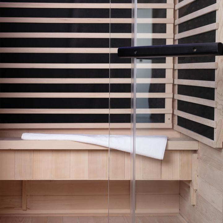 Produktbild Home Deluxe Infrarotkabine YANING M - 195x120cm für 2 Personen - Infarotkabine mit 2050 Watt