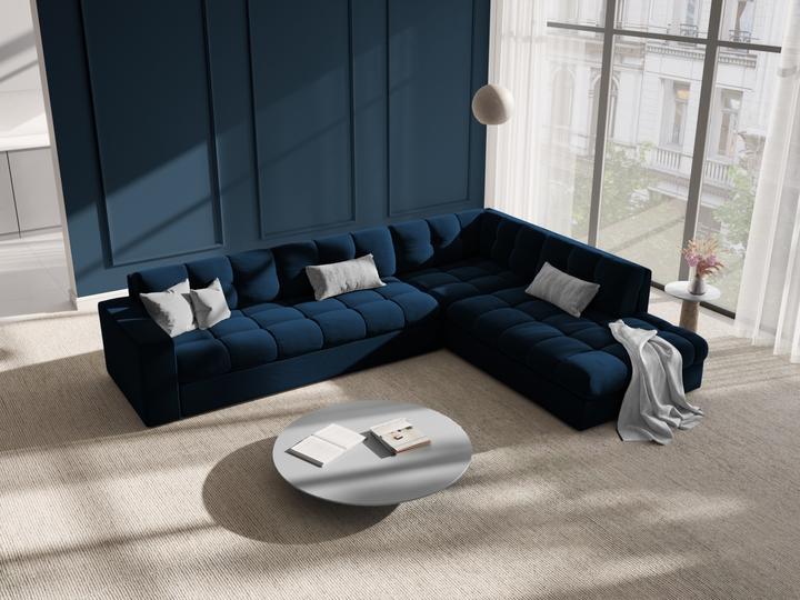 Immagine prodotto CXL by Christian Lacroix Divano ad angolo destro in velluto, "Yohan", 5 posti, 236x199x72 Realizzato in Europa (Divano ad angolo)