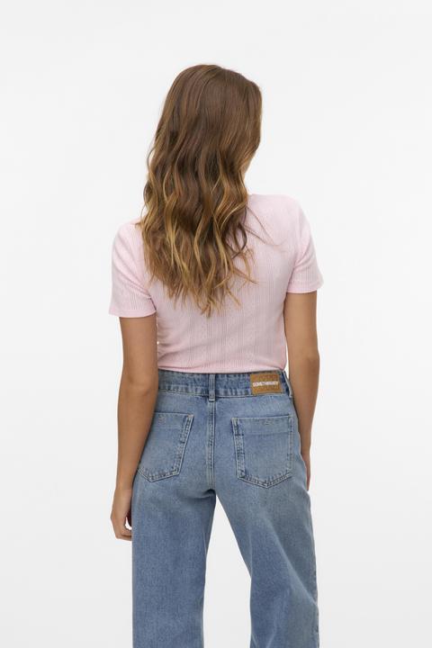 Image du produit Vero Moda Vmlisa Pointelle Ss Top Jrs Noos (L)