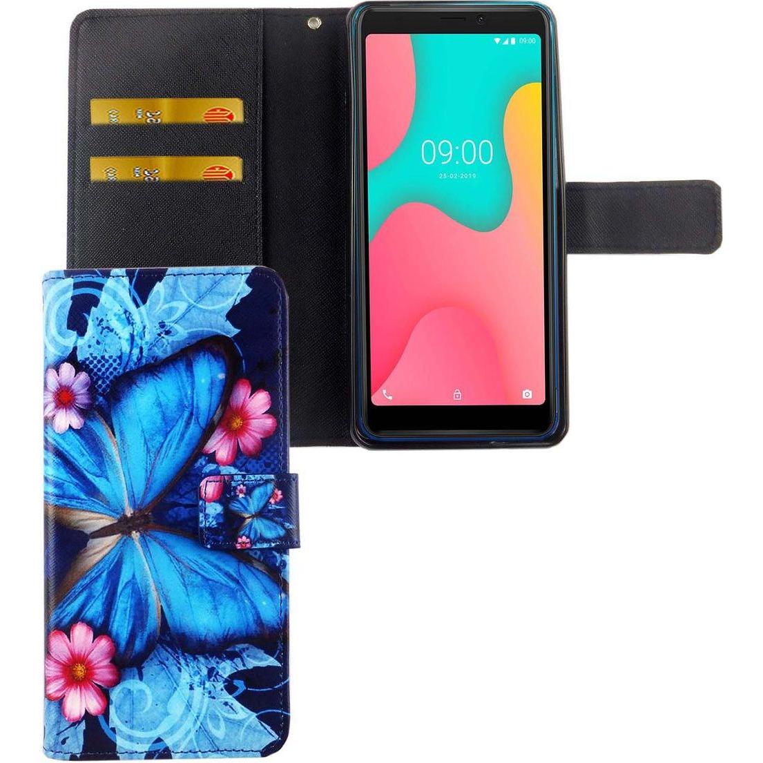 Thumbnail - König Design Hülle Handy Schutz für Wiko Y60 Case Cover Tasche Wallet Etui Handyhülle Bumper (Wiko Y60), Smartphone Hüll...