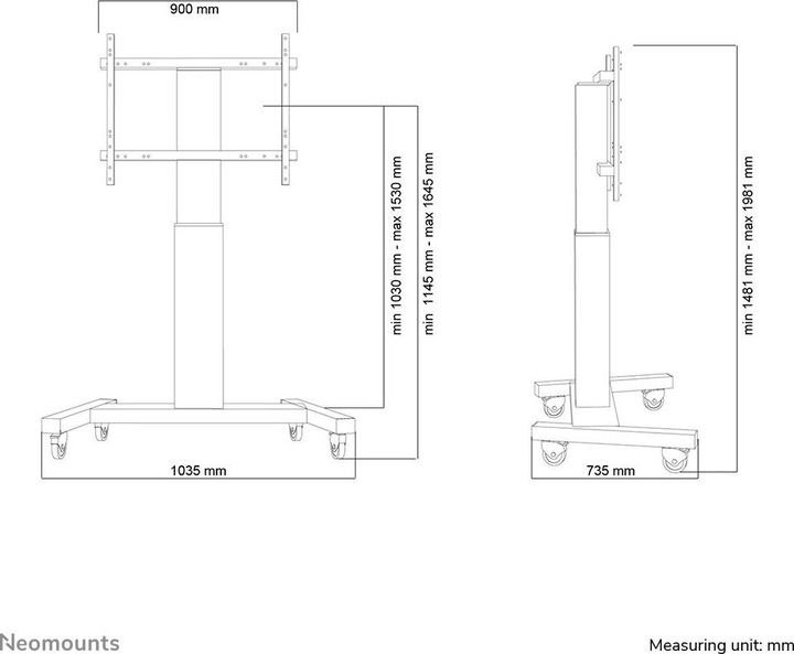 Produktbild Neomounts Plasma-M2250 (Universal, 100", 130 kg)