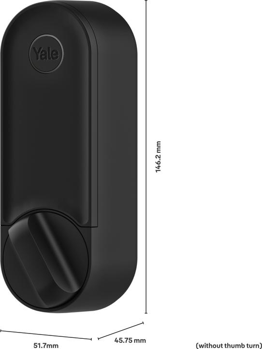 Produktbild Yale Linus L2 Smart Lock, schwarz (Schlüssel, Bluetooth, Smartphone)