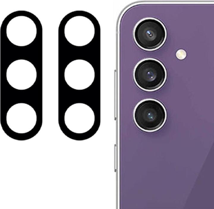 Actual product image Cover-Discount Galaxy S24 FE - 2 pcs. Armoured glass camera (2 Piece, Samsung Galaxy S21)
