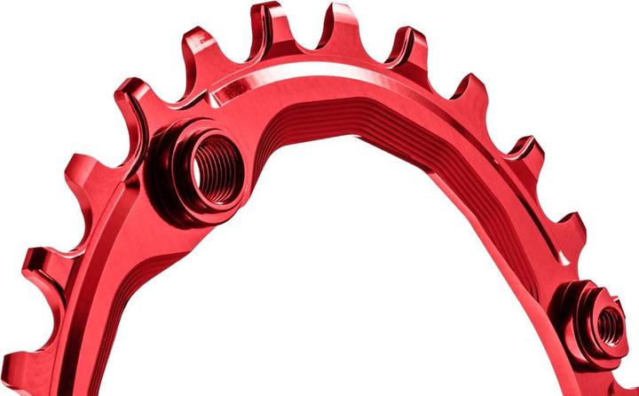 Image du produit AbsoluteBlack aBLACK MTB OVAL 104 BCD chainring N/W RED ROT (30)
