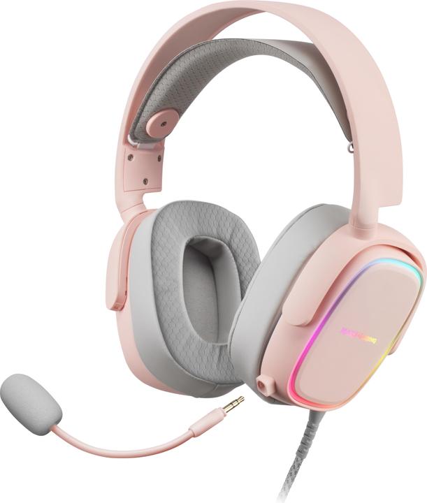 Image du produit Mars Gaming Casque Micro Gamer Mhax RGB (Rose) (Filaire)