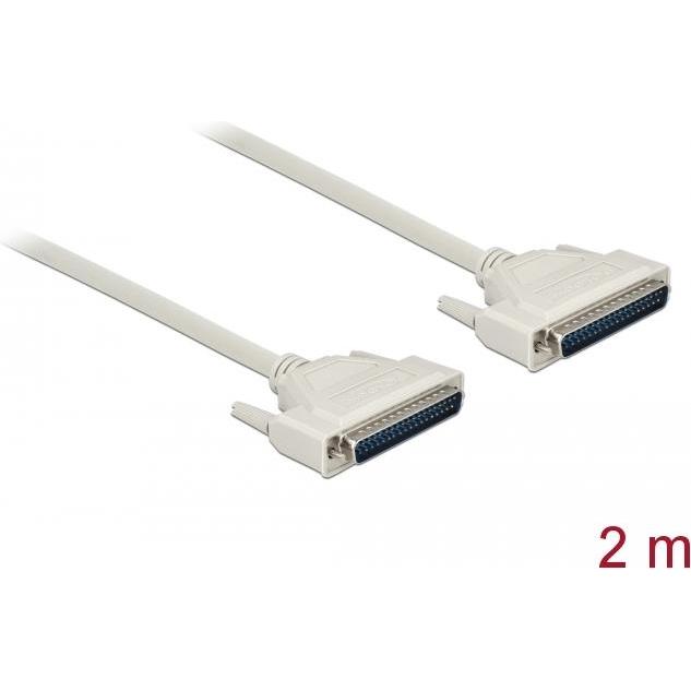 Delock Serielles Kabel D-Sub 37 Stecker zu Stecker 2 m (2 m, VGA), Schnittstellenkabel