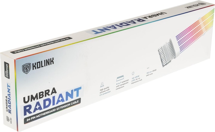 Produktbild Kolink Umbra Radiant ARGB 24-Pin Motherboard Extension Cable (RGB)