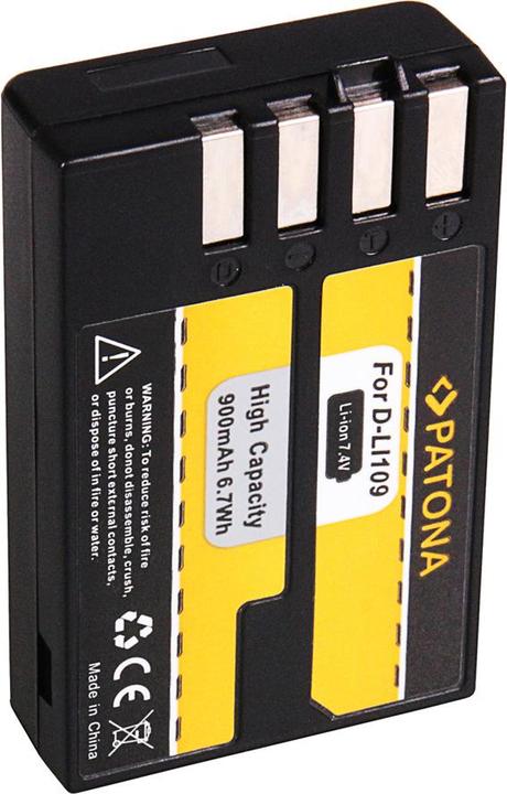 Image du produit Patona Batterie p. Pentax D Li109 D-Li109 K30 K-50 K-500 K2 K-2 K-R KR (Batterie de l'appareil photo)