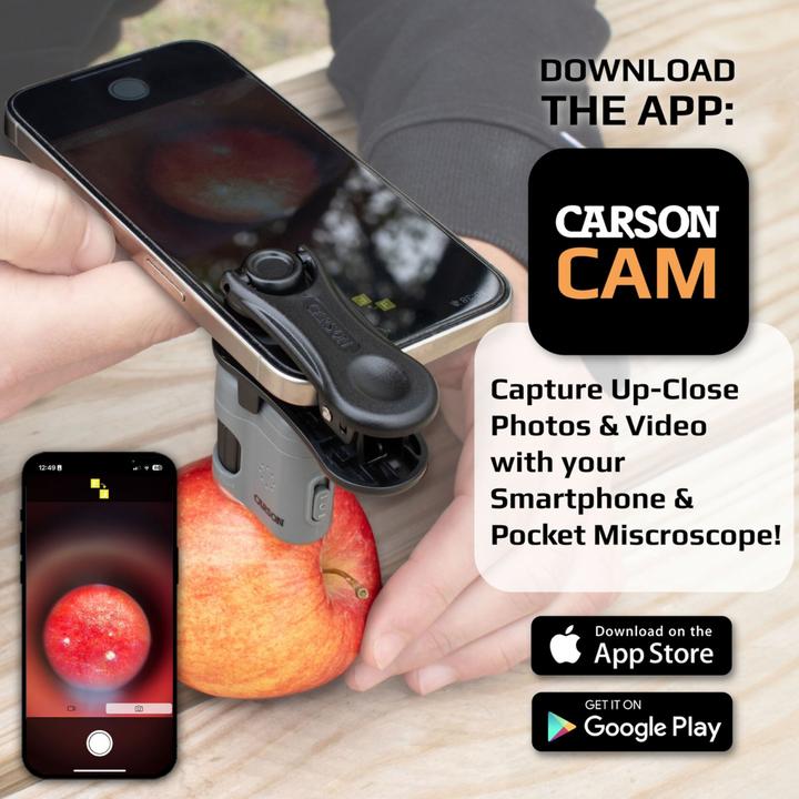 Produktbild Carson Mikroskop mit LED MicroMiniHookUp