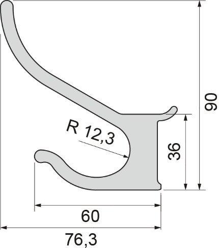 Actual product image OK-Line Coat hook