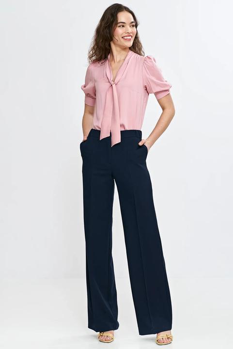 Actual product image Nife Women's tie neck blouse (38)