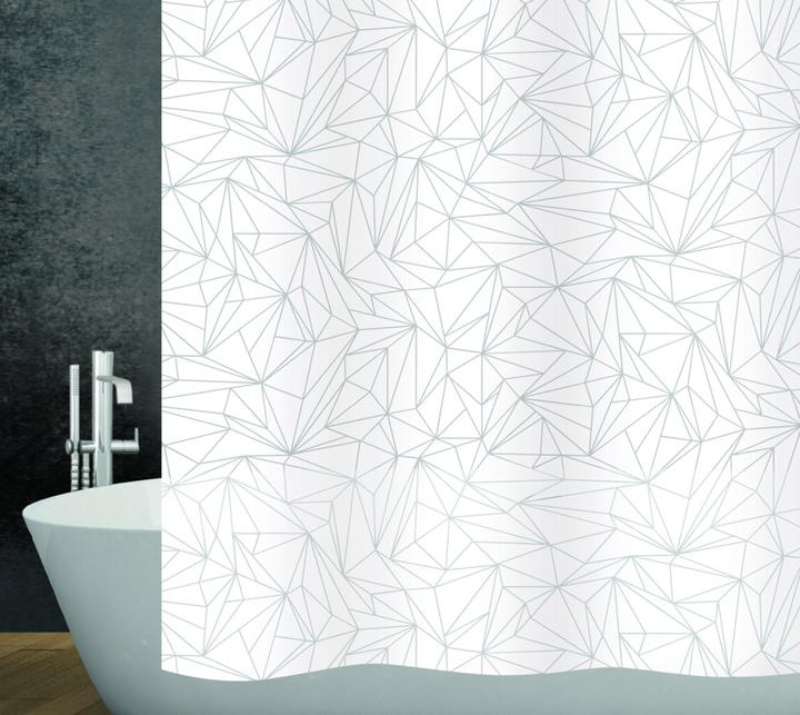 Image du produit Diaqua Rideau de douche Prisma / 100% PEVA (180 x 200 cm)