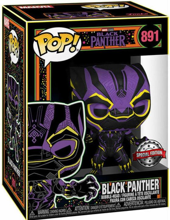 Image du produit Funko MARVEL- Booble Head POP N° xx - Black Panther + T-shirt (S)