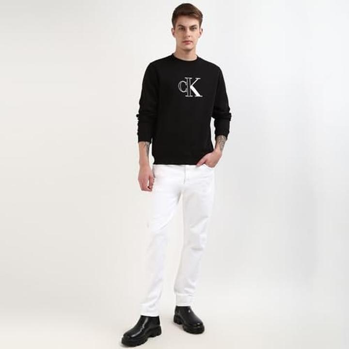 Image du produit Calvin Klein Pullover à col rond avec monogramme (XS)