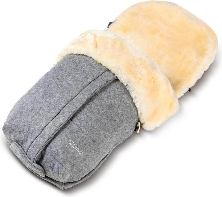 Actual product image Fellhof Kinderwagenfellsack Cortina Filz / Lammfell-Fusssack