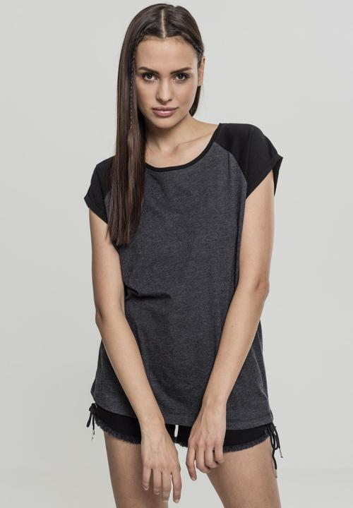 Immagine prodotto Urban Classics Tee Raglan a contrasto da donna (M)