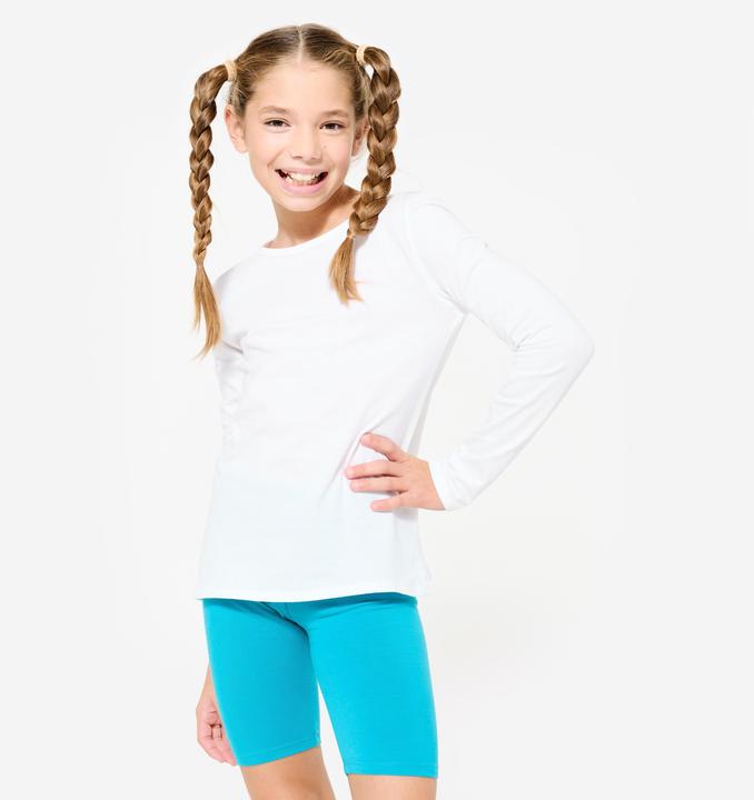 Produktbild Domyos Langarmshirt Basic Baumwolle Kinder (164, 176)