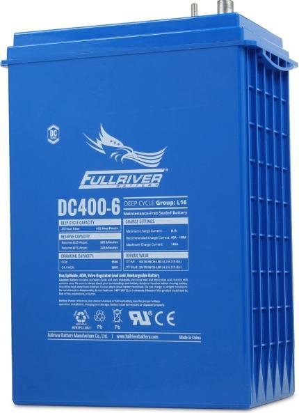 Actual product image Fullriver AGM battery DC400-6 (6 V, 415 Ah)