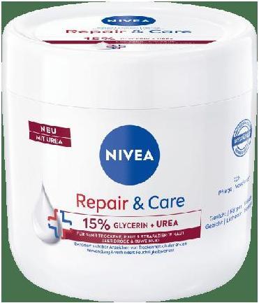 Produktbild NIVEA Care Cream Repair Care Urea 400 Ml - Feuchtigkeitsspendende Hautpflege (Körperlotion, 400 ml)