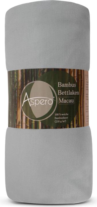 Actual product image Aspero Bamboo fitted sheet Macau (180 x 200 x 30 cm)
