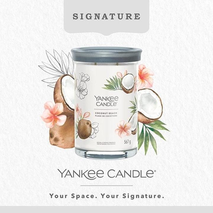 Actual product image Yankee Candle Coconut Beach Signature Large Tumbler Scented Candle
