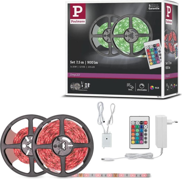 Produktbild Paulmann SimpLED Stripe Set (RGB, 750 cm, Indoor)