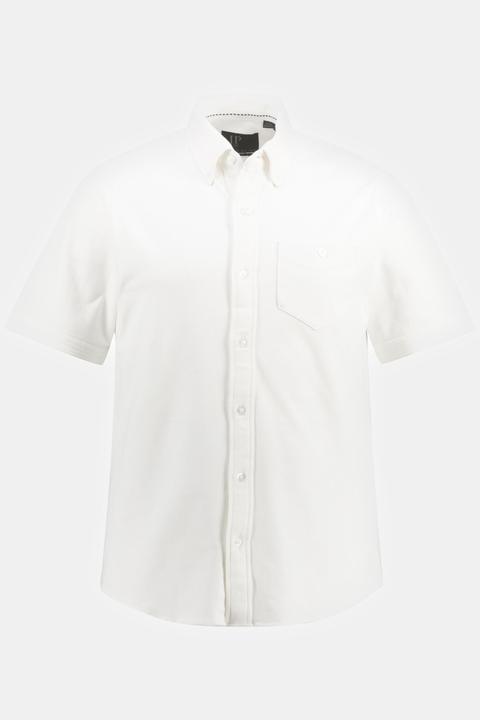 Immagine prodotto JP1880 Camicia di piqué con taglio modern basic, colletto button-down, mezze maniche e FLEXNAMIC® (XL)