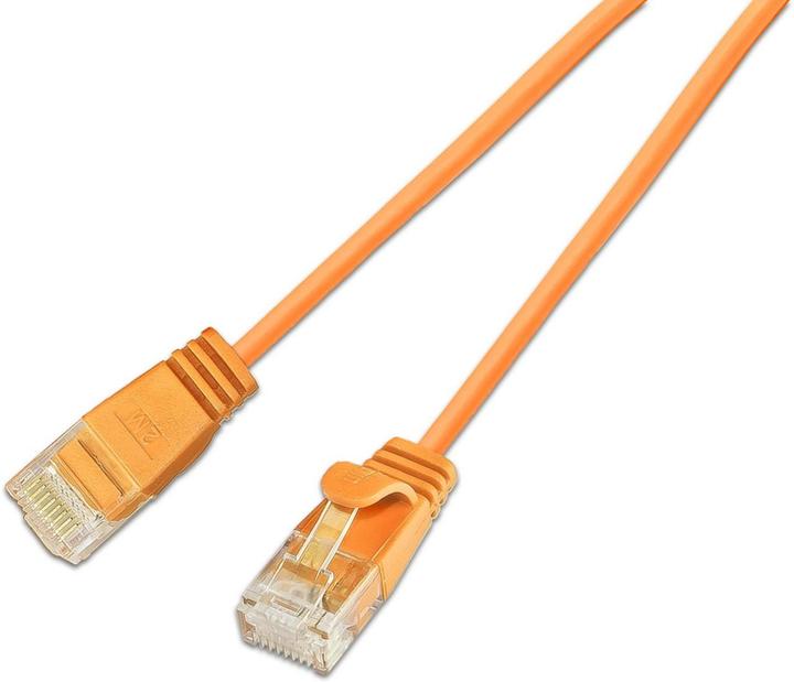 Image du produit Wirewin Câble patch mince : UTP, 1m, orange (U/UTP, CAT6, 1 m)