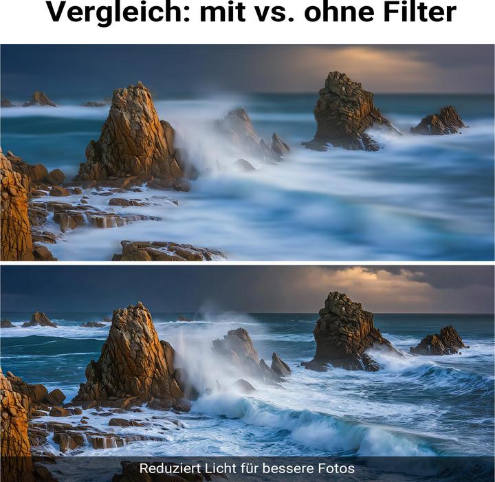 Produktbild Walimex pro Filterhalter 67 mm ND Filter Handykamera Cold Shoe Fotografie (67 mm, ND- / Graufilter)