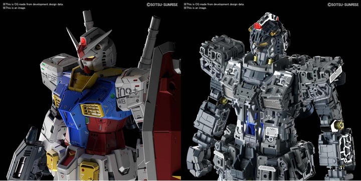 Actual product image Bandai Gundam - Unleashed RX-78-2 Perfect Grade