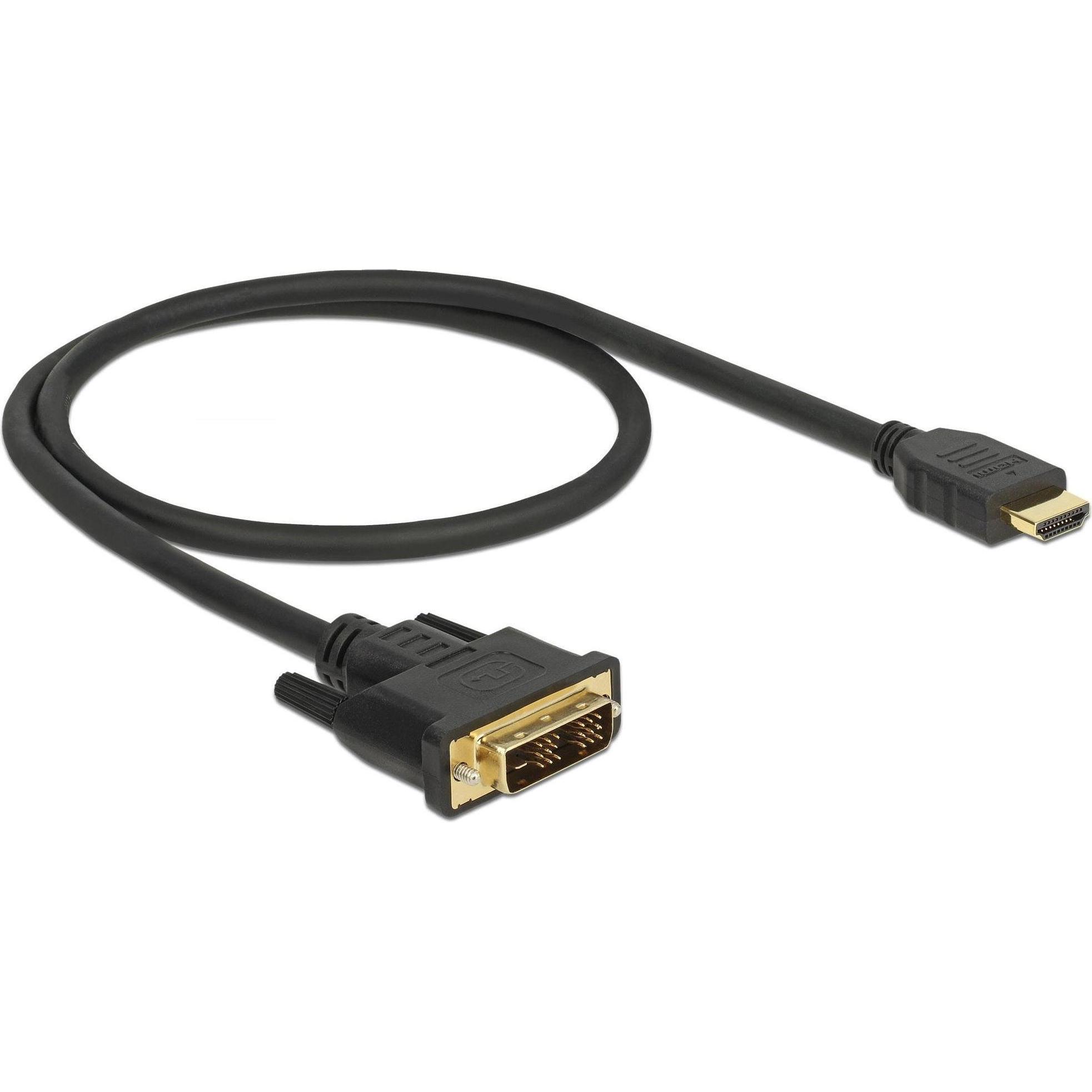 Delock DVI — HDMI (Typ A) (0.50 m, DVI, HDMI), Video Kabel
