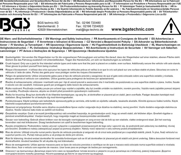 Produktbild BGS Rangier-Wagenheber